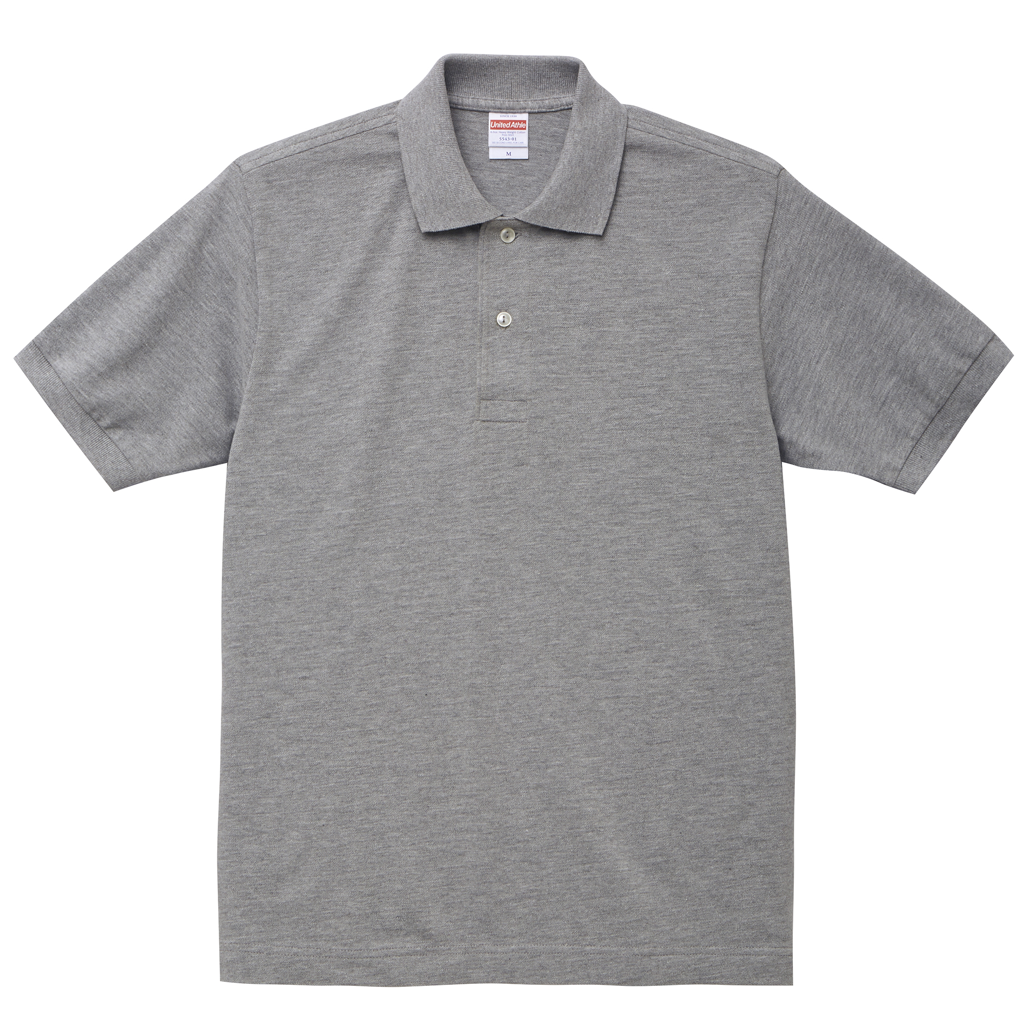 グレー×ホットピンクのオリジナルラインポロシャツを作る